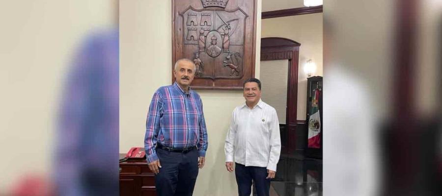 Se reúne Carlos Merino con Oscar Cantón; acuerdan gestionar mayores recursos para Tabasco
