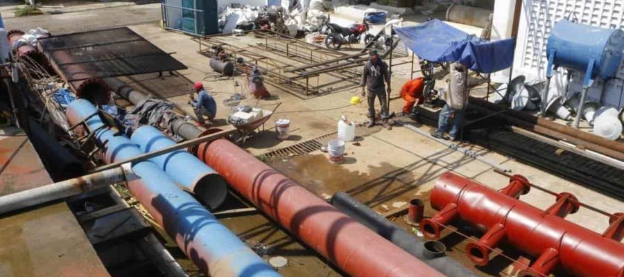 Reporta SAS 70% de avance en rehabilitación de potabilizadora Parrilla
