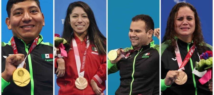 Cierra México su participación en Paralímpicos de Tokio con 22 medallas 