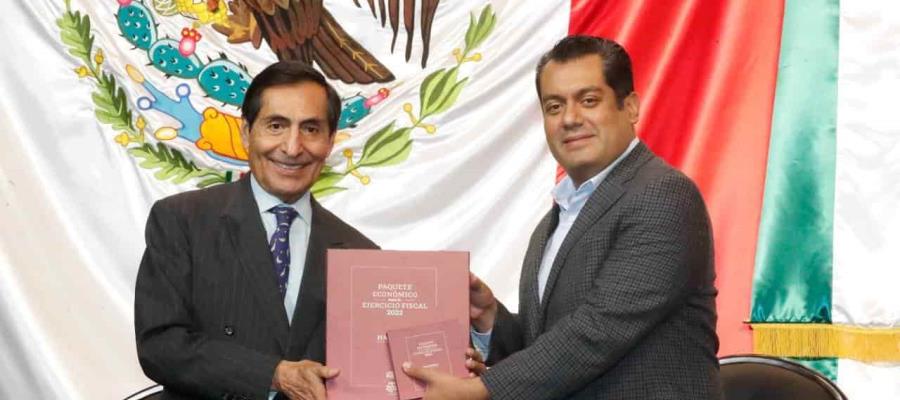 Entrega Hacienda Paquete Económico 2022 a la Cámara de Diputados; prevé crecimiento del PIB de 4.1 %