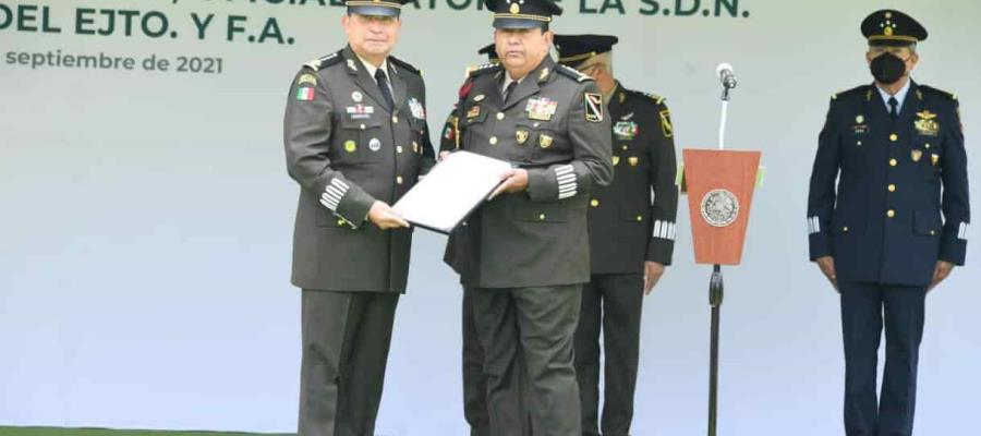 Asume Agustín Radilla Suástegui subsecretaría de la Sedena; tres años fue comandante de la 30 Zona Militar