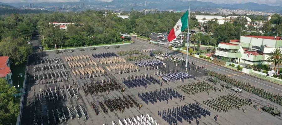 Realiza Sedena ensayo general previo a desfile del 16 de septiembre Realiza Sedena ensayo general previo a desfile del 16 de septiembre
