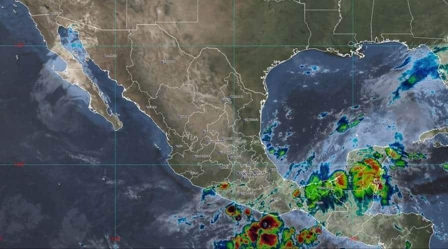 Pronostican lluvias intensas en el sureste de México durante todo el fin de semana 