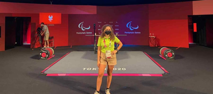 Tabasqueña participó en el staff de los Paralímpicos de ‘Tokio 2020’