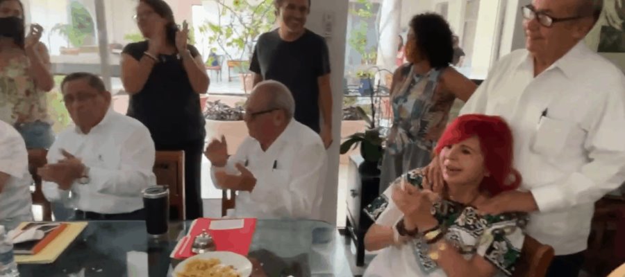 Celebra Layda Sansores resolutivo que la ratifica como gobernadora de Campeche Celebra Layda Sansores resolutivo que la ratifica como gobernadora de Campeche