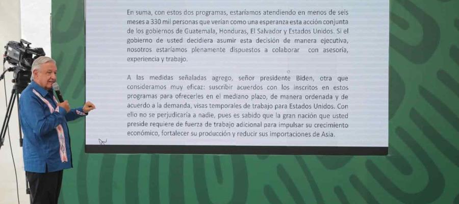 Plantea AMLO a Biden invertir en sus programas sociales en Centroamérica Plantea AMLO a Biden invertir en sus programas sociales en Centroamérica
