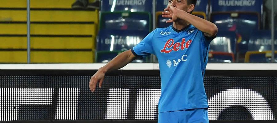 “Chucky” Lozano aporta para poner al Napoli en la cima de la Serie A