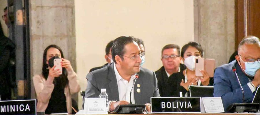 Considera Presidente de Bolivia, Luis Arce Catacora que México ha sido líder en tiempos adversos Considera Presidente de Bolivia, Luis Arce Catacora que México ha sido líder en tiempos adversos