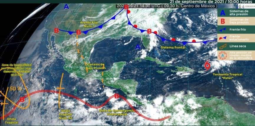 Ingresa primer frente frío de la temporada 2021-2022: SMN
