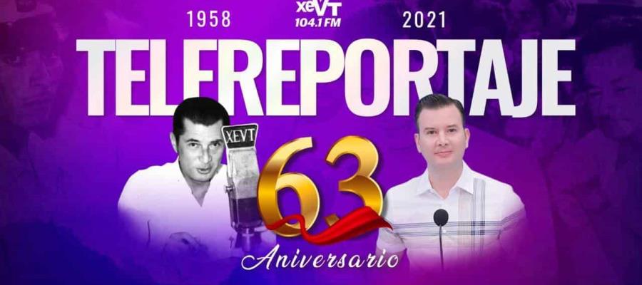 Felicitan a Telereportaje por su 63 aniversario