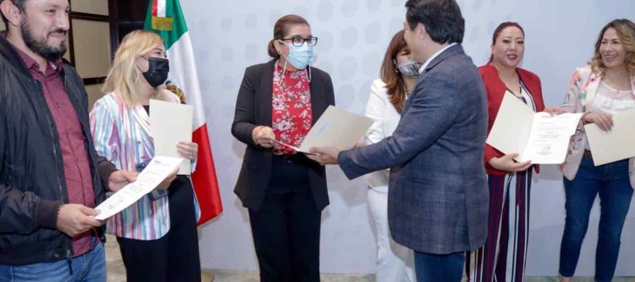 Rinde protesta Tey Mollinedo como delegada de la Secretaría de Estudios y Proyecto de Nación de Morena