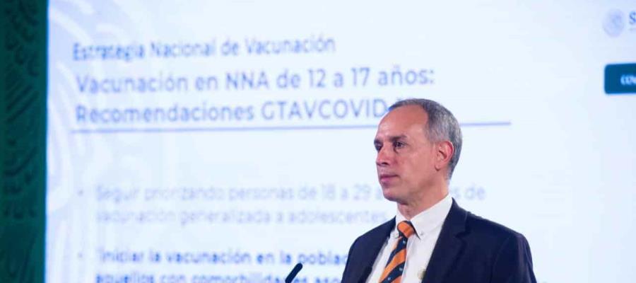 Anuncia gobierno federal vacunación anticovid a menores de 12 a 17 años con comorbilidad