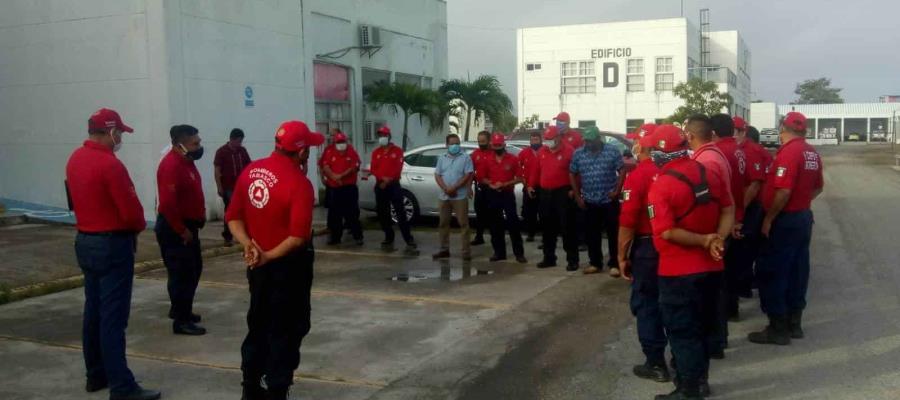 Liberan a bomberos de Tabasco acusados de robo mientras sofocaban un incendio