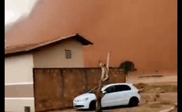Tormenta de arena azota localidades de Sao Paulo, Brasil
