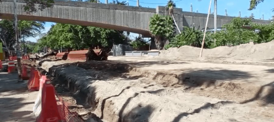 Protestan ambulantes de Gaviotas por obra de SEDATU y falta de atención a sus demandas