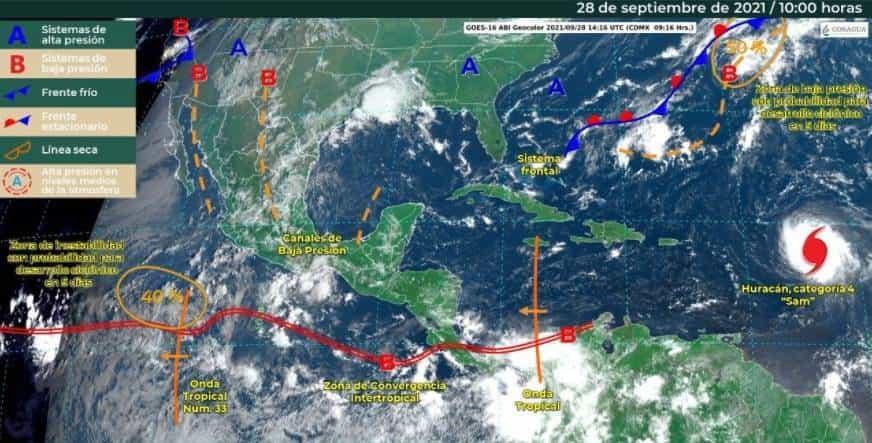 Se prevén lluvias en gran parte del territorio nacional Se prevén lluvias en gran parte del territorio nacional