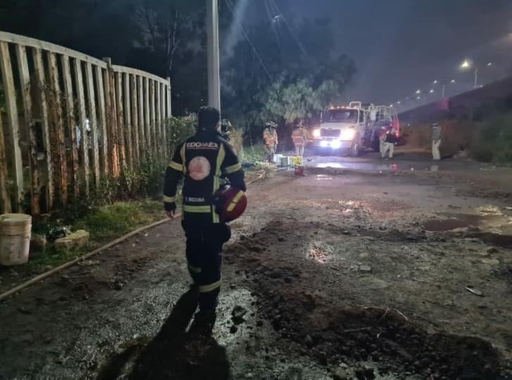 Fuga de gas por toma clandestina provoca desalojo de 200 personas en Ecatepec