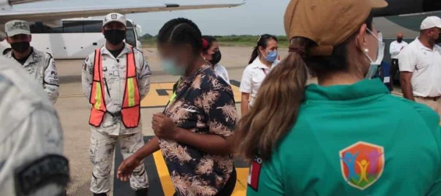 Dan retorno asistido a 70 Haitianos a Puerto Príncipe desde Villahermosa