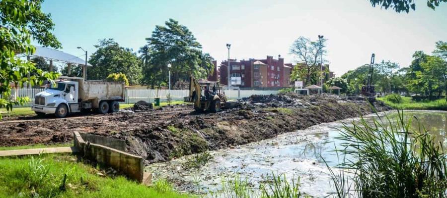 Desazolva CEAS más de 13 km de canales y drenes de Villahermosa