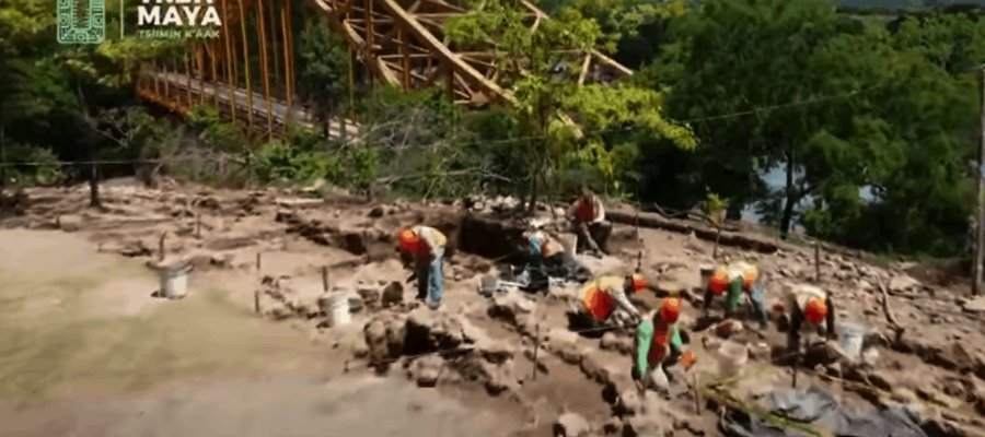 Inician construcción del nuevo puente de Boca del Cerro, Tenosique, como parte de la vía del Tren Maya