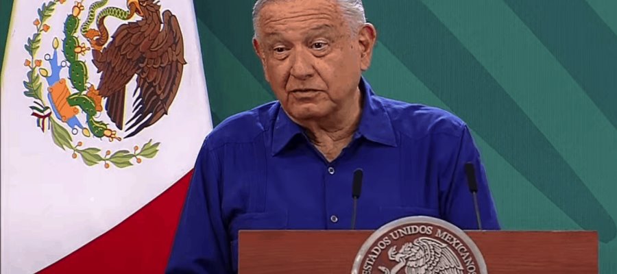 Critica Obrador a Calderón por decir que pedirle a España que se disculpe con México, es una cortina de humo por el pacto que tiene con el crimen