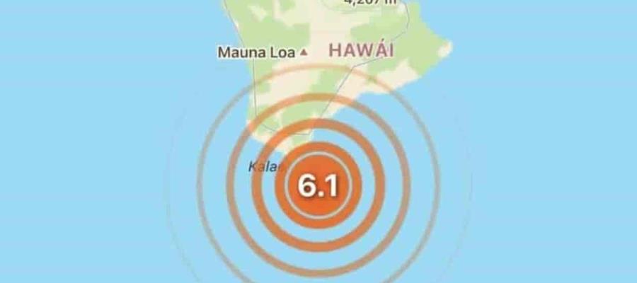 Par de sismos sacuden Isla Grande de Hawái