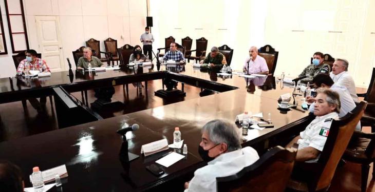 Evalúa Consejo Estatal de Protección Civil acciones preventivas, ante posible entrada de nuevo frente frío para el fin de semana