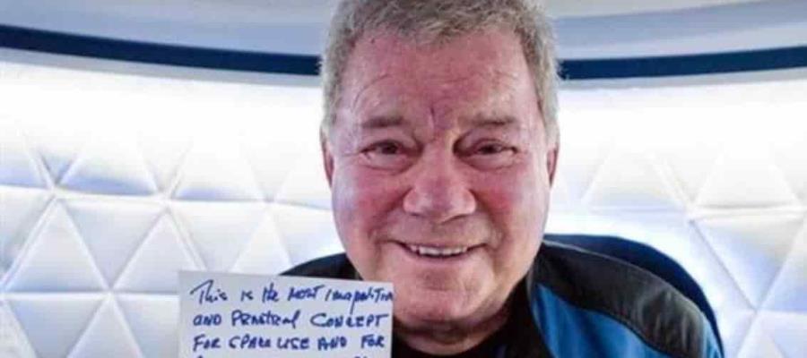 William Shatner de Star Trek cumple su sueño de ir al espacio… a los 90 años