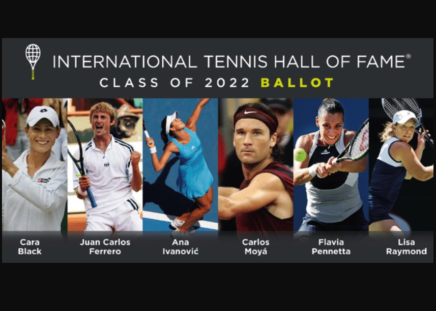 Ferrero, Moyá, Ivanovic, Pennetta, y Black, nominados al Salón de la Fama