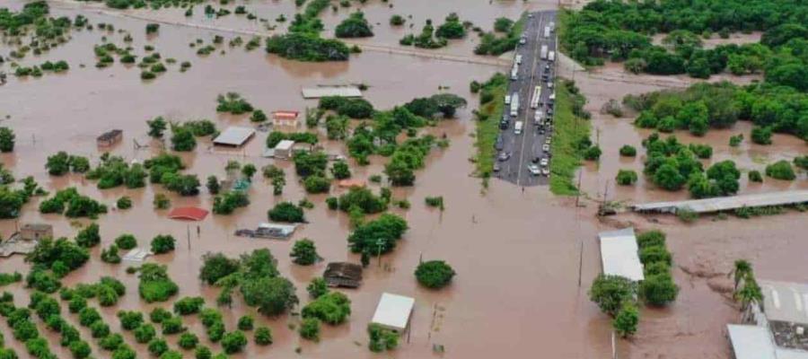 “Pamela” deja afectaciones en la zona norte del Pacífico mexicano