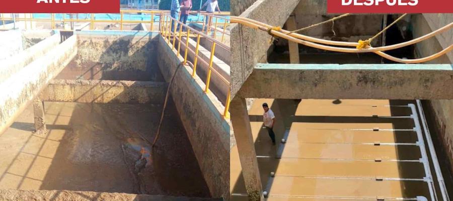 Reinicia operaciones la planta potabilizadora Villahermosa 