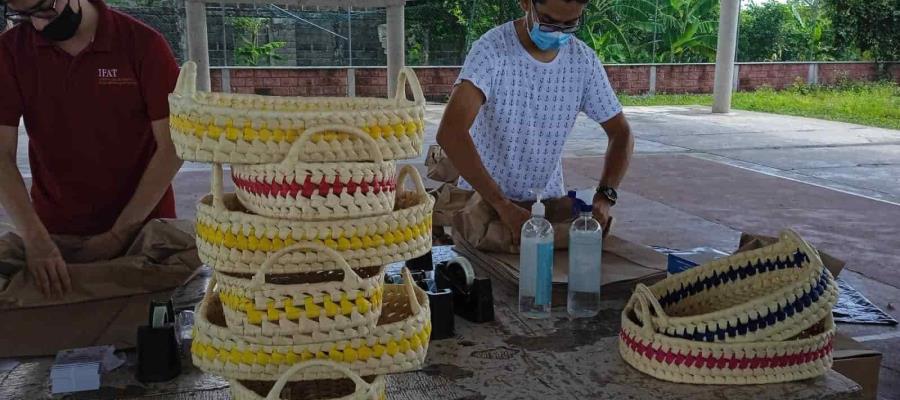 Inicia IFAT entrega de 4200 canastas artesanales elaboradas para FONART