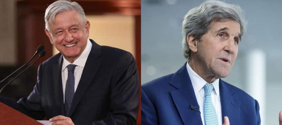 Califica AMLO como muy buena su reunión con John Kerry