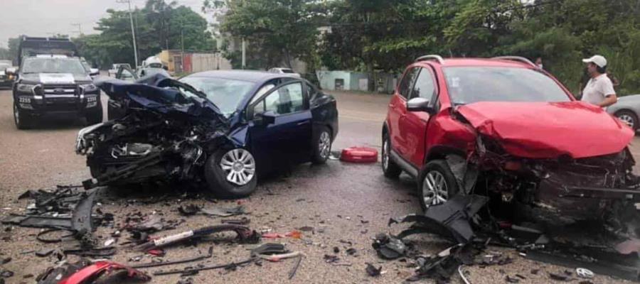 Carambola en la Villahermosa-Nacajuca deja tres lesionados