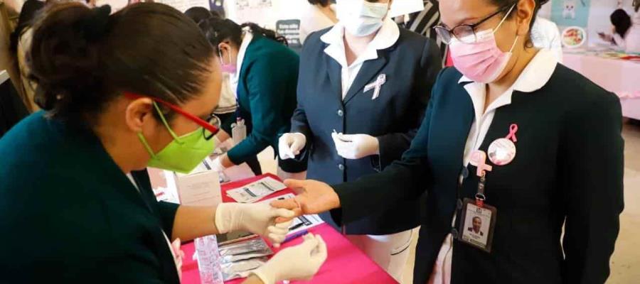Realiza IMSS Feria de la Salud para promover acciones preventivas contra el cáncer de mama Realiza IMSS Feria de la Salud para promover acciones preventivas contra el cáncer de mama