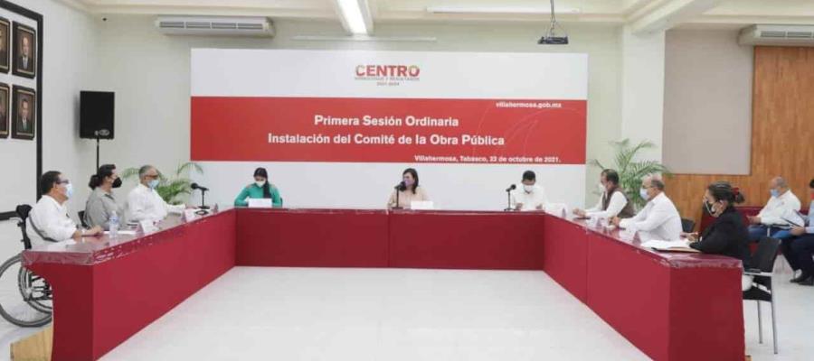 Instalan Comités de Obras Públicas del municipio de Centro Instalan Comités de Obras Públicas del municipio de Centro