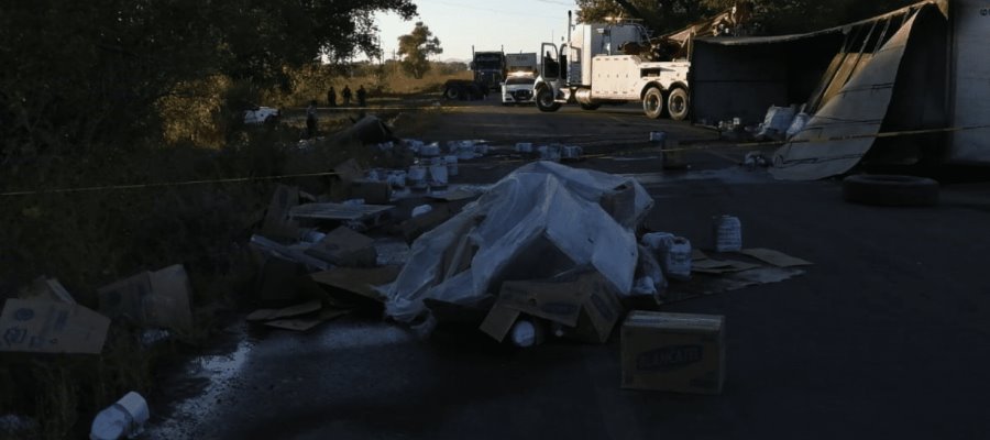 Transportaban metanfetamina, fentanilo y heroína en un tráiler en Chihuahua