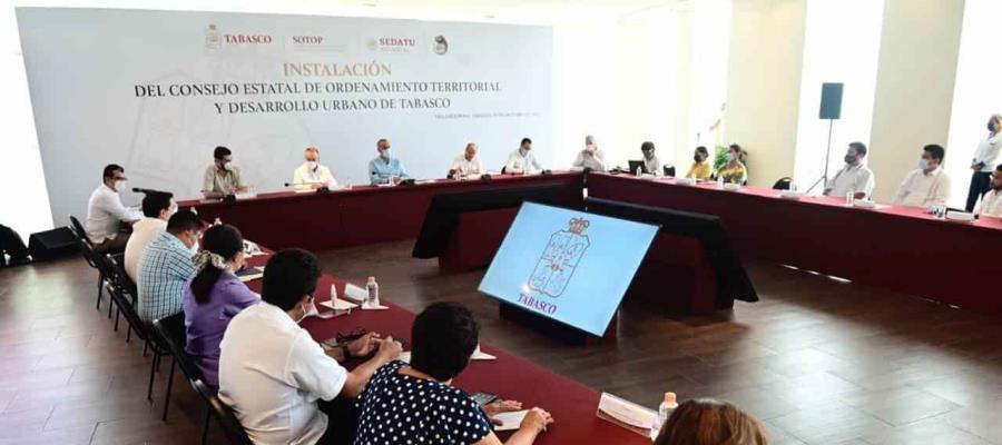 Instalan Consejo Estatal de Ordenamiento Territorial y Desarrollo Urbano