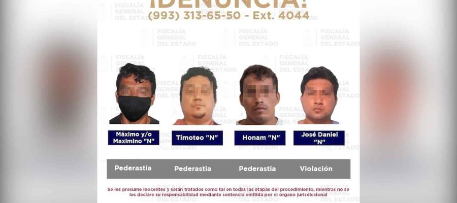 Ejecuta FGE aprehensiones contra 7 personas, la mayoría por delitos sexuales