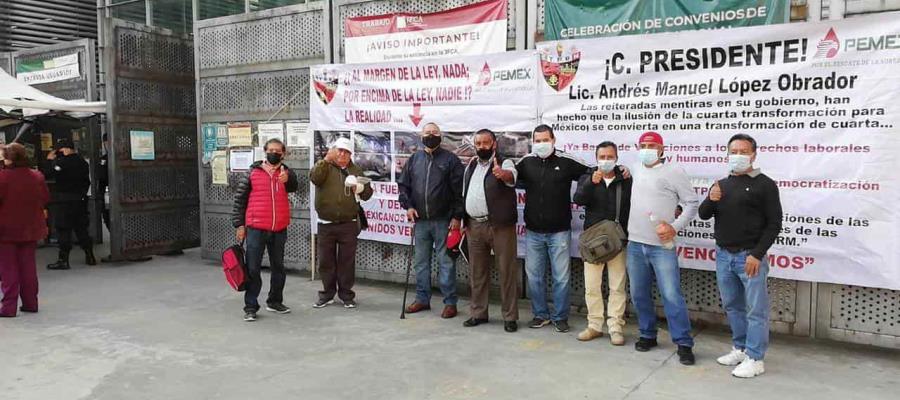 Anuncian petroleros mega marcha; acusan mafias al interior de sindicatos Anuncian petroleros mega marcha; acusan mafias al interior de sindicatos