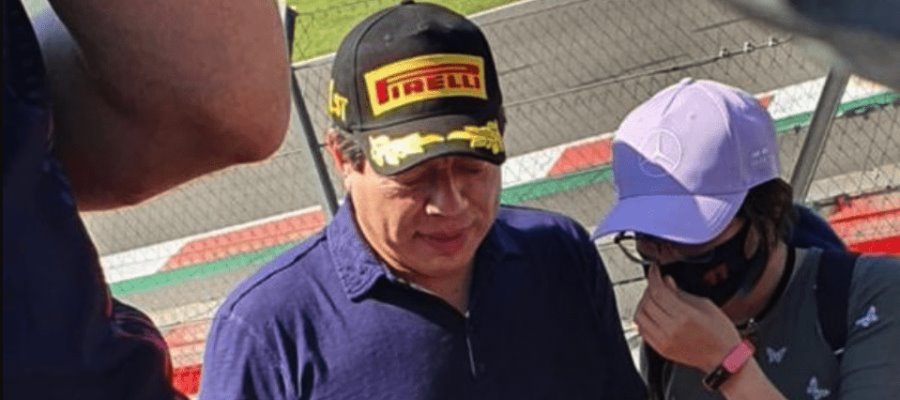 Exhiben en redes sociales a Mario Delgado en el México GP