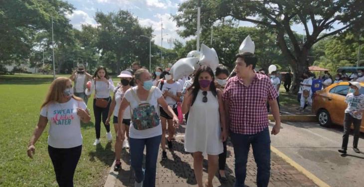 Replican en Villahermosa marcha para exigir justicia para Octavio Ocaña