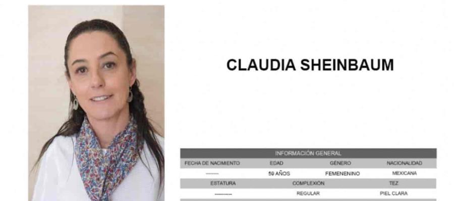 Panista usa Alerta Amber para hacer meme de Sheinbaum y Morena exige disculpas