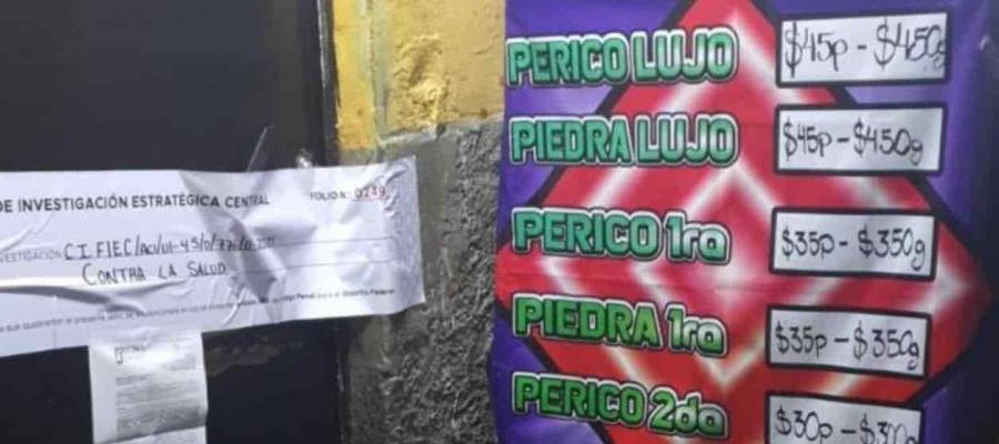 Detienen a tres que ofertaban “perico y piedra de lujo” en la vía pública en la CDMX