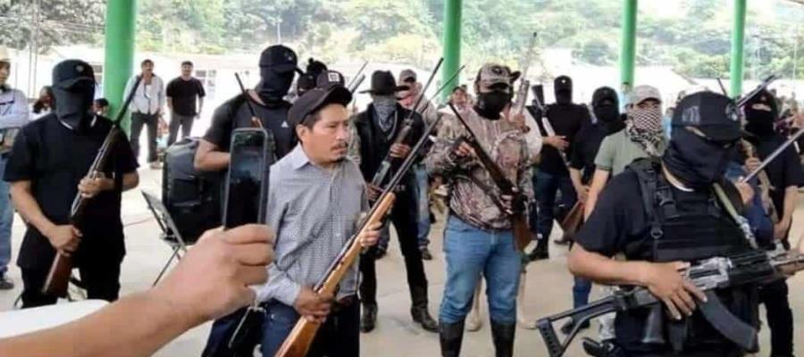 Crean guardia comunitaria ejidatarios de Cintalapa, Chiapas