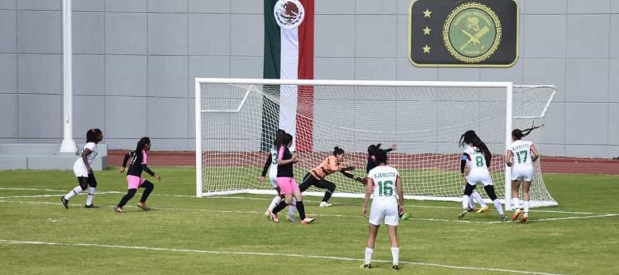 Se enfrentan Guardia Nacional y Sedena… en fútbol femenil Se enfrentan Guardia Nacional y Sedena… en fútbol femenil