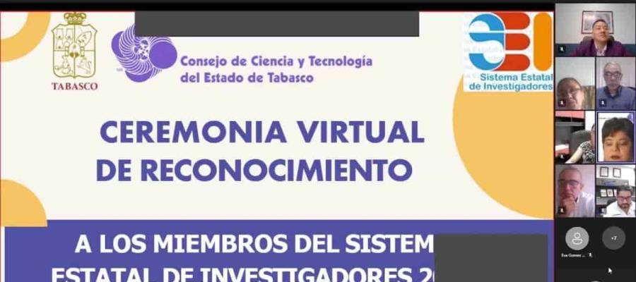 Reconoce el CCYTET a 790 científicos tabasqueños en el Sistema Estatal de Investigadores