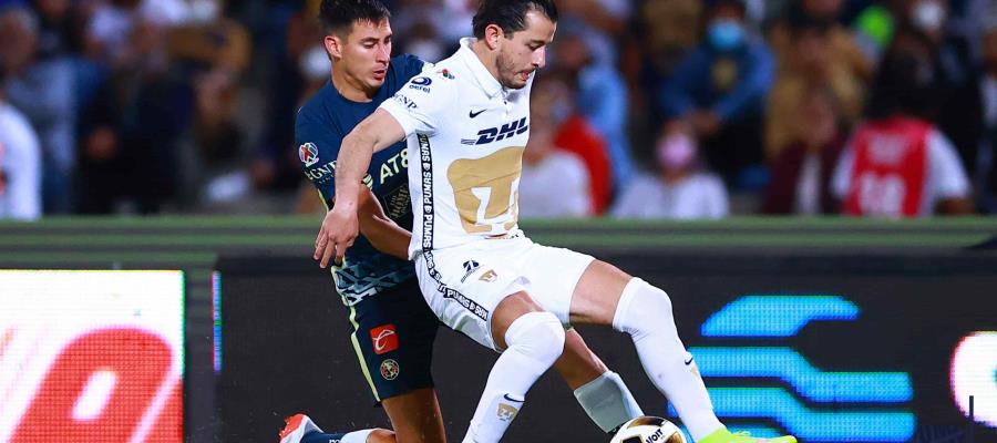 Pumas y América firman empate a cero en Ida de Cuartos de Final