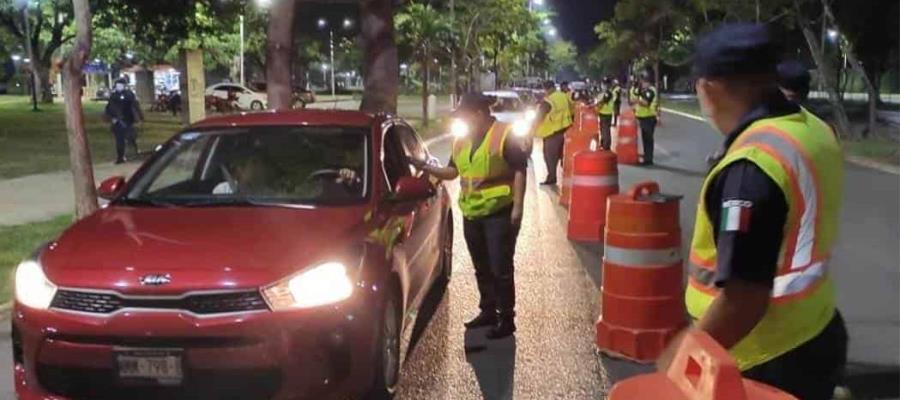 Detecta alcoholímetro en Villahermosa a más de una decena de conductores ebrios al volante