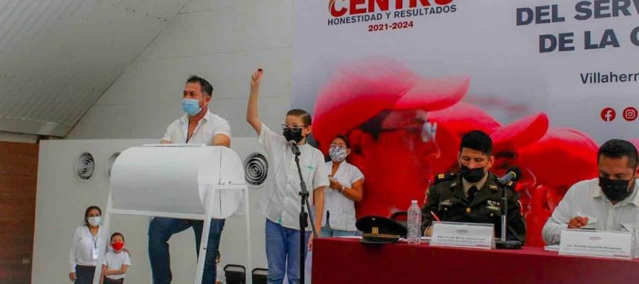 Llevan a cabo sorteo del Servicio Militar Nacional
